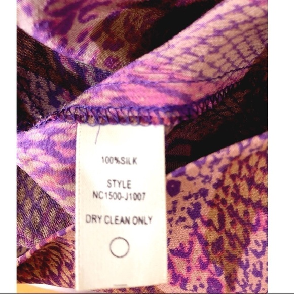 Presley Skye Silk Dress l NORDSTROM SILK LONG SLEEVE SHIRT DRESS 0964 - Picture 5 of 5